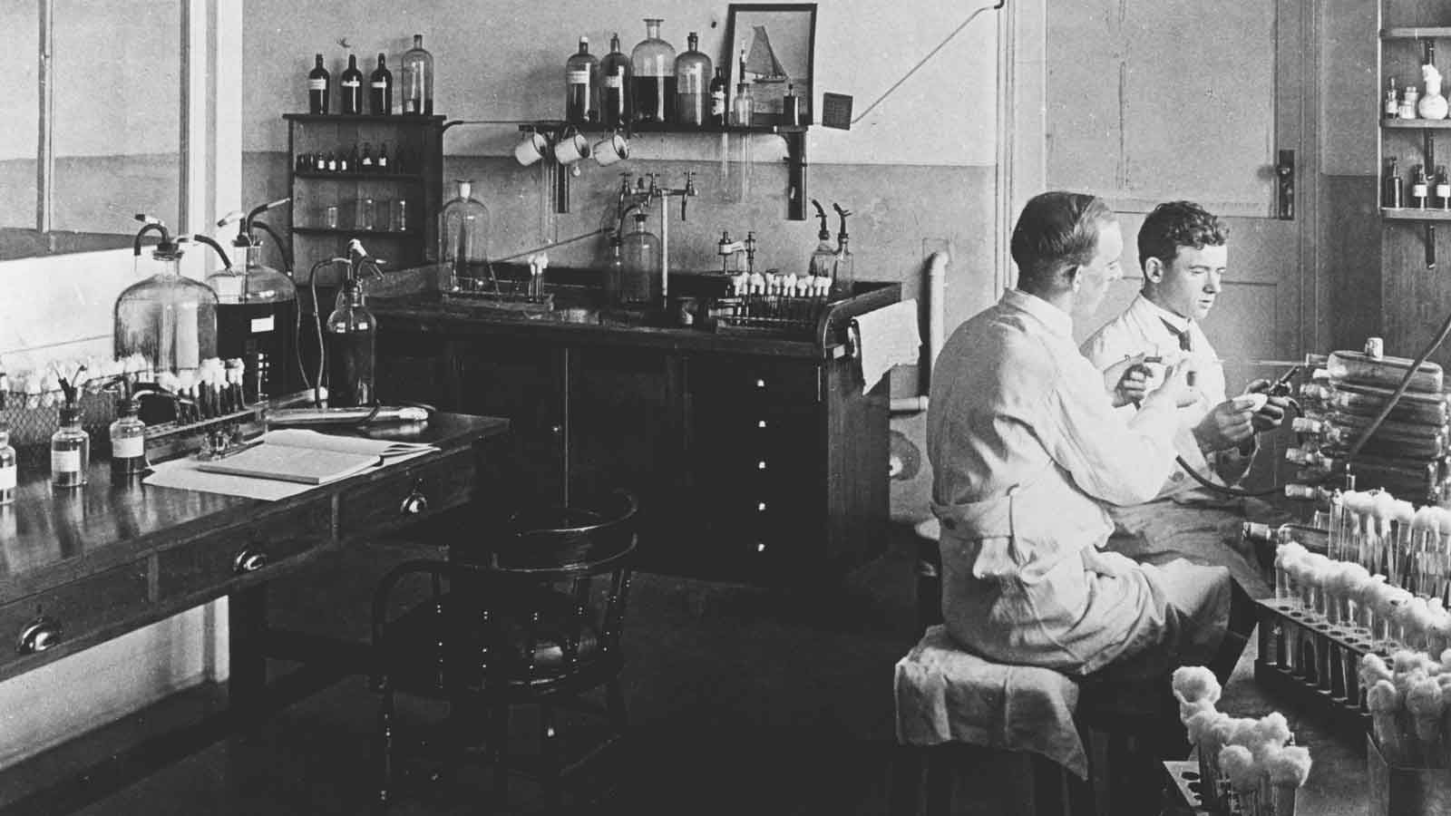 Departamento de vacunas de CSL en 1920